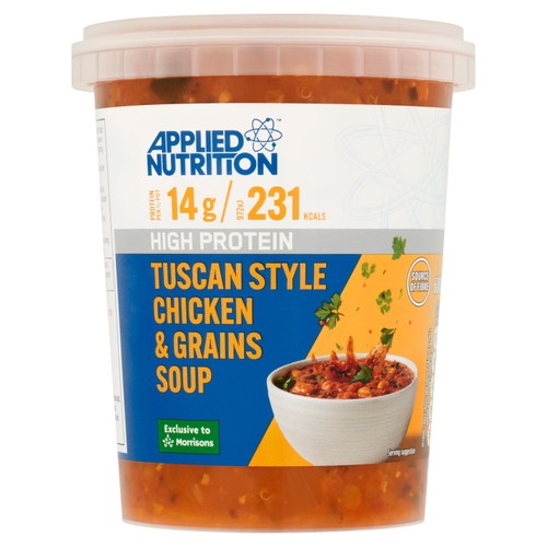 Applied Nutrition High Protein Tuscan Style Chicken & Grains Soup 600g