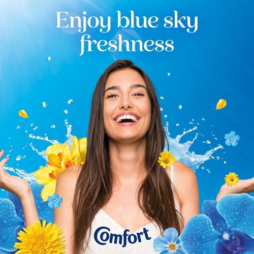 Comfort Fresh Fabric Conditioner Blue Skies 52 Washes thumbnail 3