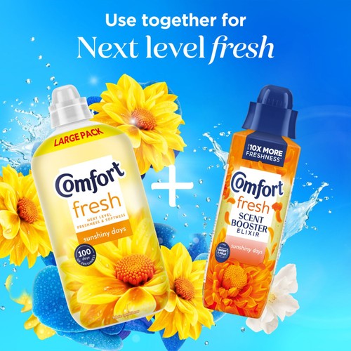 Comfort Fresh Sunshiny Days Fabric Conditioner 52 Washes thumbnail 4