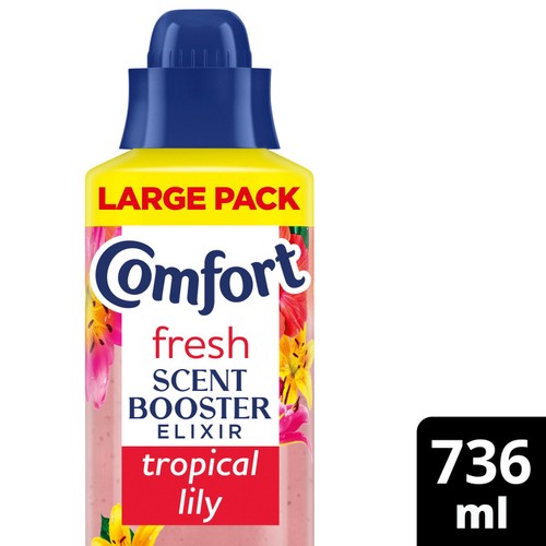 Comfort Fresh Scent Booster Elixir Tropical Lily 32 Washes 