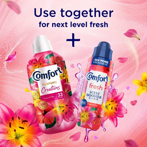 Comfort Fresh Scent Booster Elixir Tropical Lily 32 Washes  thumbnail 6