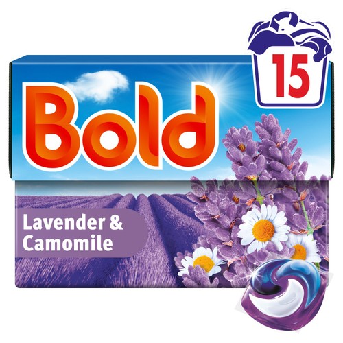 Bold All-In-1 Laundry Pods Lavendar & Camomile 15 Washes