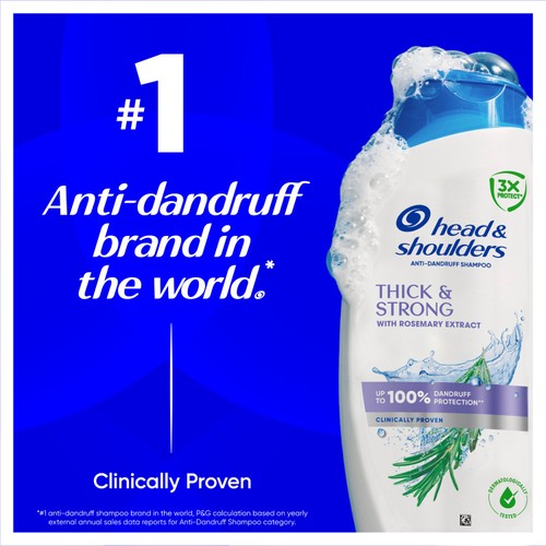 Head & Shoulders Thick & Strong Anti-Dandruff Shampoo thumbnail 3