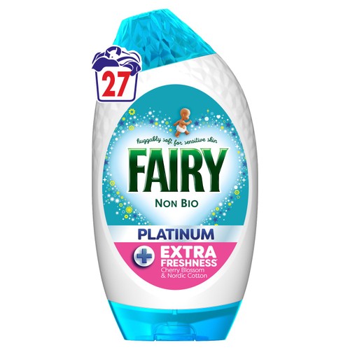 Fairy Platinum Non-Bio Gel Pink Blossom 27 Washes