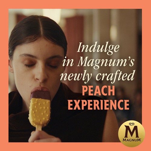 Magnum Signature Peach Ice Cream Sticks 3 x 90ml thumbnail 2