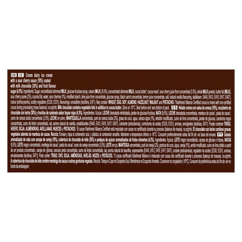 Magnum Bonbon Cherry & Milk Chocolate Ice Cream Frozen Snack 12 pack thumbnail 5