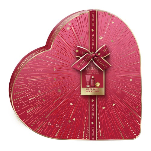 Baylis & Harding Midnight Cherry Luxury Heart Keepsake Box Gift Set thumbnail 2