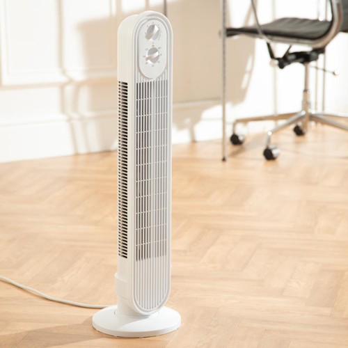Fine Elements 30 Inch Tower Fan White