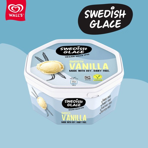 Swedish Glace Smooth Vanilla Non Dairy Vegan Ice Cream Tub 750ml thumbnail 2