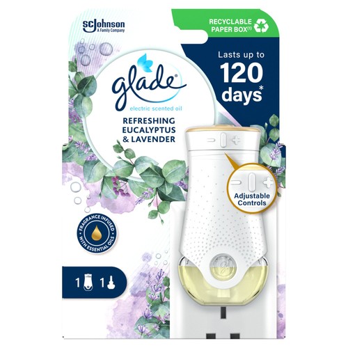 Glade Plug-in Eucalyptus & Lavender Holder & Refill