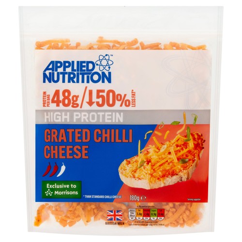 Applied Nutrition High Protein Grated Chilli Cheese  180g