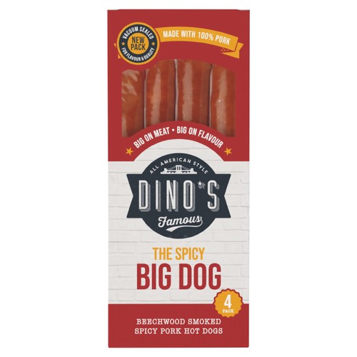 Dino's Famous Spicy Big Dogs 