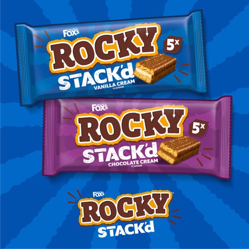 Fox's Biscuits Rocky STACK'd Vanilla Cream Flavour Biscuit Bars thumbnail 4