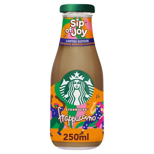 Starbucks Frappuccino Limited Edition Caramel Brownie Flavour Iced Coffee