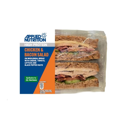 Applied Nutrition High Protein Chicken & Bacon Salad Sandwich  264g