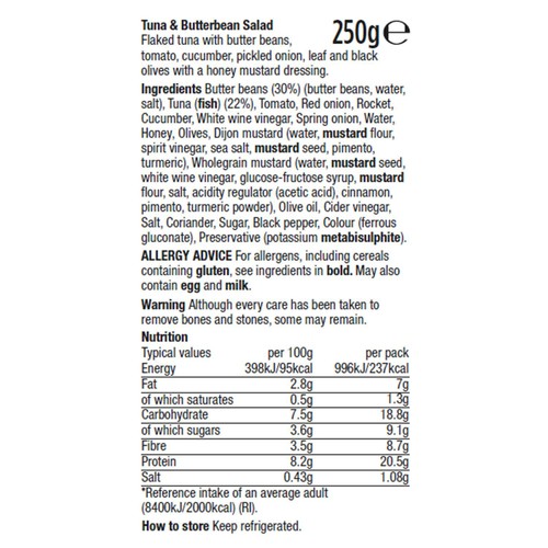 Applied Nutrition High Protein Tuna & ButterBean Salad  250g thumbnail 3