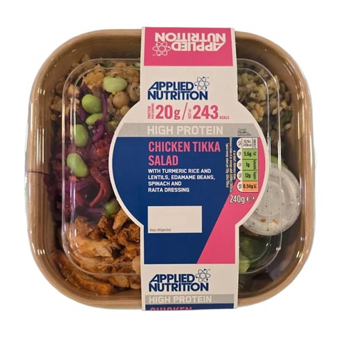 Applied Nutrition High Protein Chicken Tikka Salad Bowl   240g