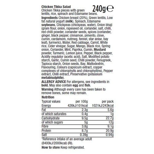 Applied Nutrition High Protein Chicken Tikka Salad Bowl   240g thumbnail 4