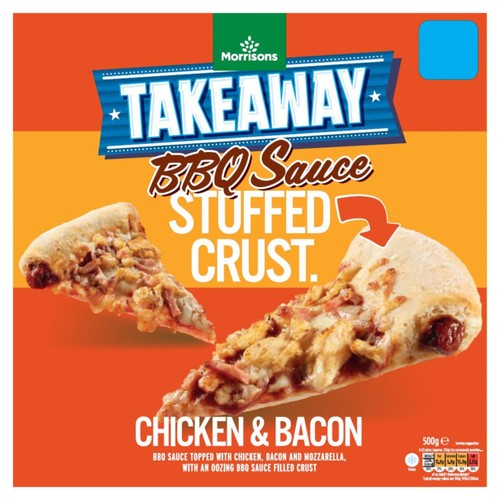 Morrisons BBQ Sauce Filled Crust Bbq Chicken & Bacon Pizza