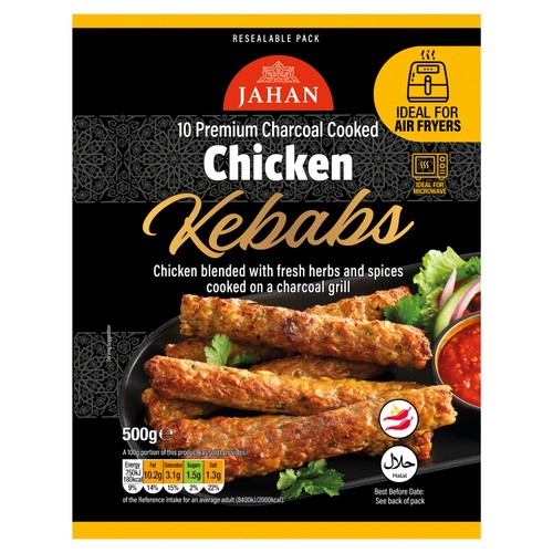Jahan Charcoal Chicken Kebabs