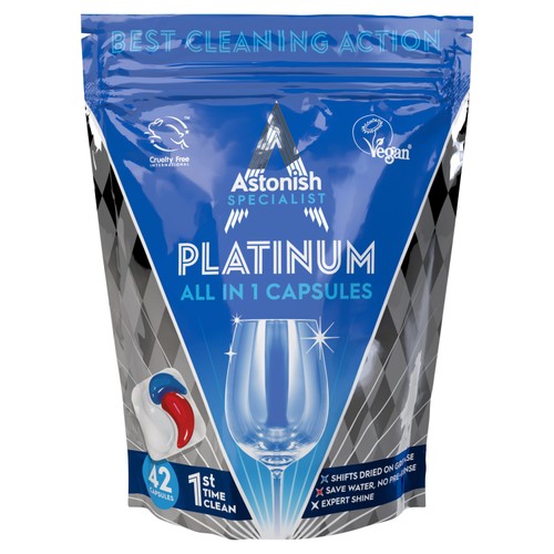 Astonish Platinum Dishwasher Capsules