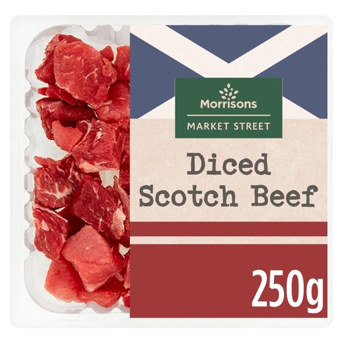 Morrisons Scotch Lean Diced Beef 250g