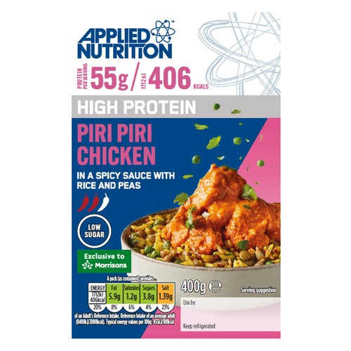 Applied Nutrition High Protein Chicken Piri Piri With Rice   400g thumbnail 2