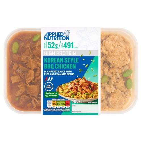 Applied Nutrition High Protein Korean Style BBQ Chicken With Rice   400g