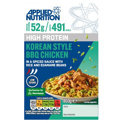 Applied Nutrition High Protein Korean Style BBQ Chicken With Rice   400g thumbnail 2