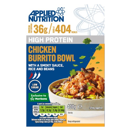 Applied Nutrition High Protein Chicken Burrito Bowl   400g thumbnail 2