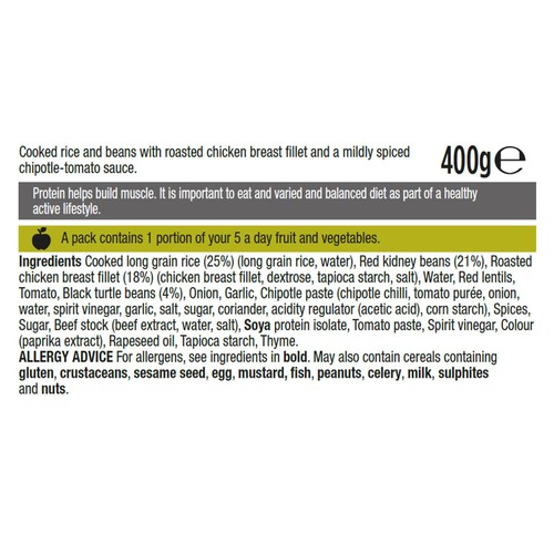 Applied Nutrition High Protein Chicken Burrito Bowl   400g thumbnail 4