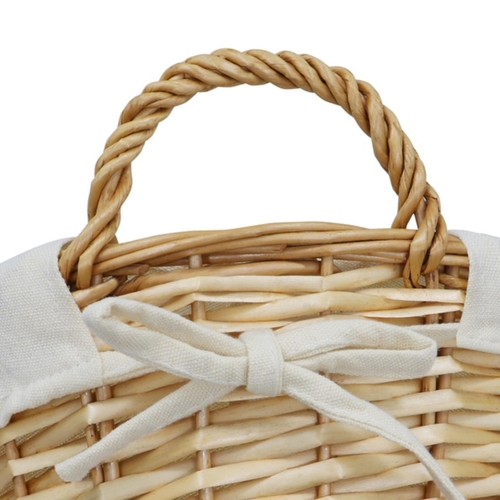JVL Acacia Oval Storage Basket Honey thumbnail 4