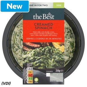 (VDI) Morrisons The Best Creamed Spinach 250g