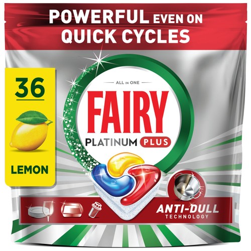 Fairy Platinum Plus Dishwasher Tablets Lemon