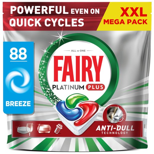Fairy Platinum Plus Auto Dishwashing Tablet Original Breeze