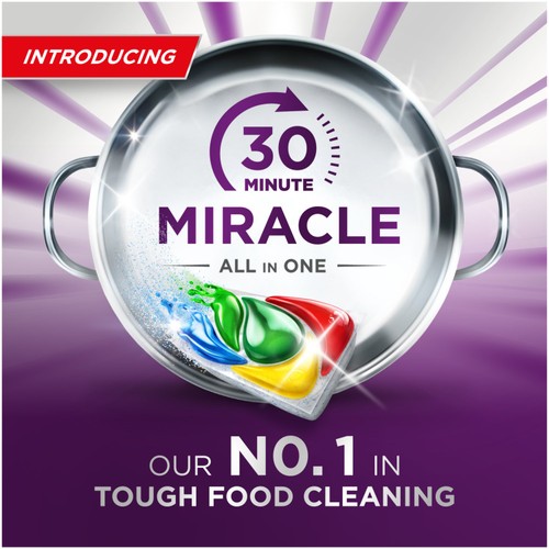 Fairy 30 Minute Miracle Platinum Plus Dishwasher Tablets Lemon thumbnail 2