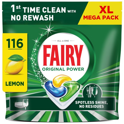 Fairy Original Power Dishwasher Tablets Lemon