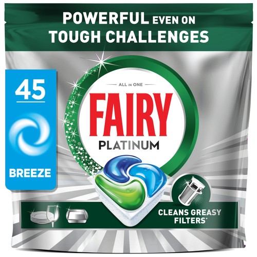 Fairy Platinum Dishwasher Tablets Breeze