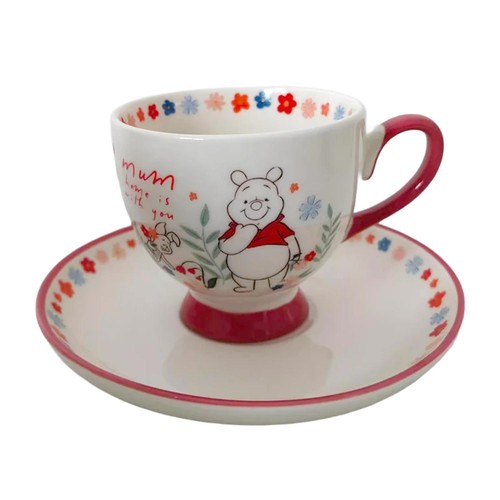 Winnie The Pooh Ceramic Cup & Saucer Set