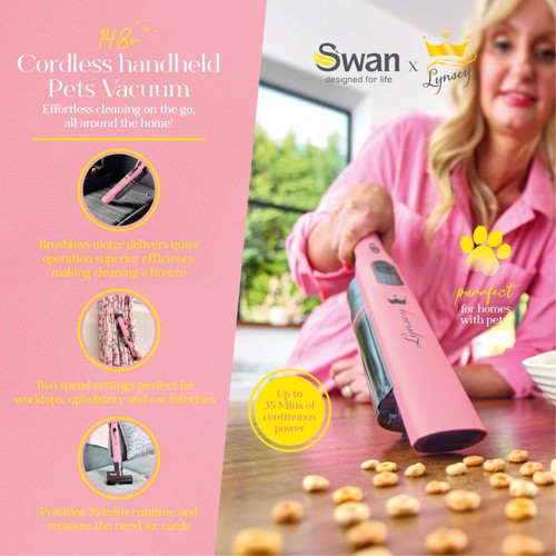 Swan 14.8v Cordless Handheld Pets Vacuum thumbnail 9
