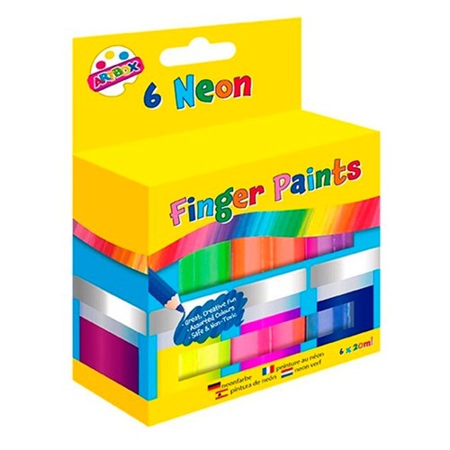 Tallon Neon Finger Paint Pots