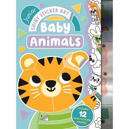 Igloo Books Shiny Sticker Art Junior Baby Animals