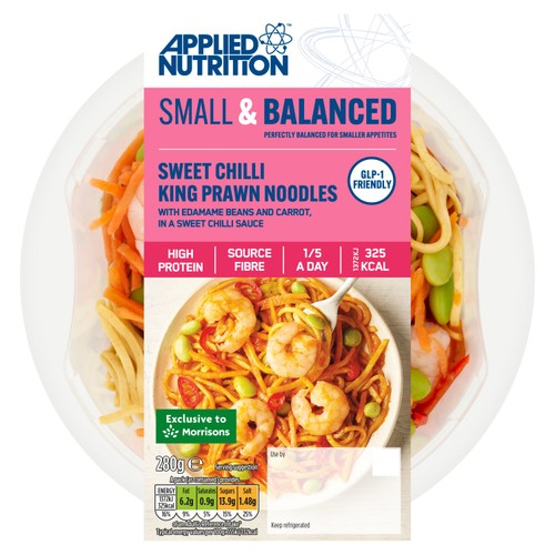 Applied Nutrition GLP-1 Friendly Sweet Chilli Prawns And Noodles  280g thumbnail 2