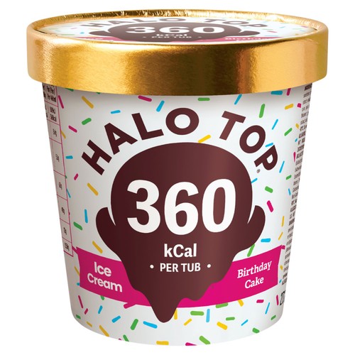 Halo Top Birthday Cake Ice Cream 