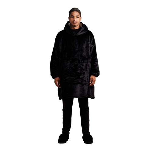 Ony Hoodie Blanket Black/White Regular