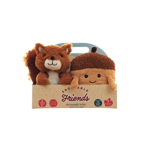 Aroma Home Friends Squirrel & Acorn Snuggable Hotties