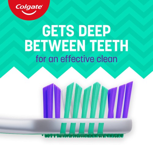 Colgate Zigzag Medium Toothbrushes  thumbnail 2