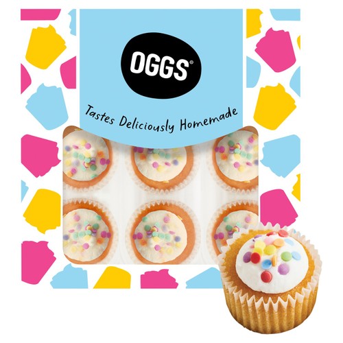 Oggs Mini Vanilla Cupcakes 