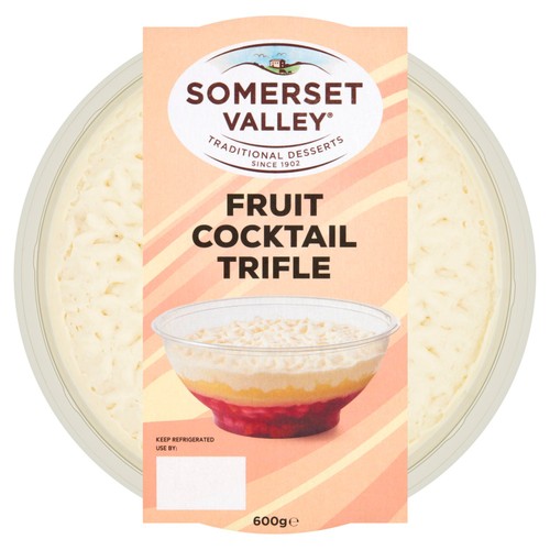 Somerset Valley Fruit Cocktail Trifle  