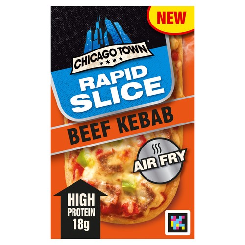 Chicago Town Rapid Slice Beef Kebab Pizza 